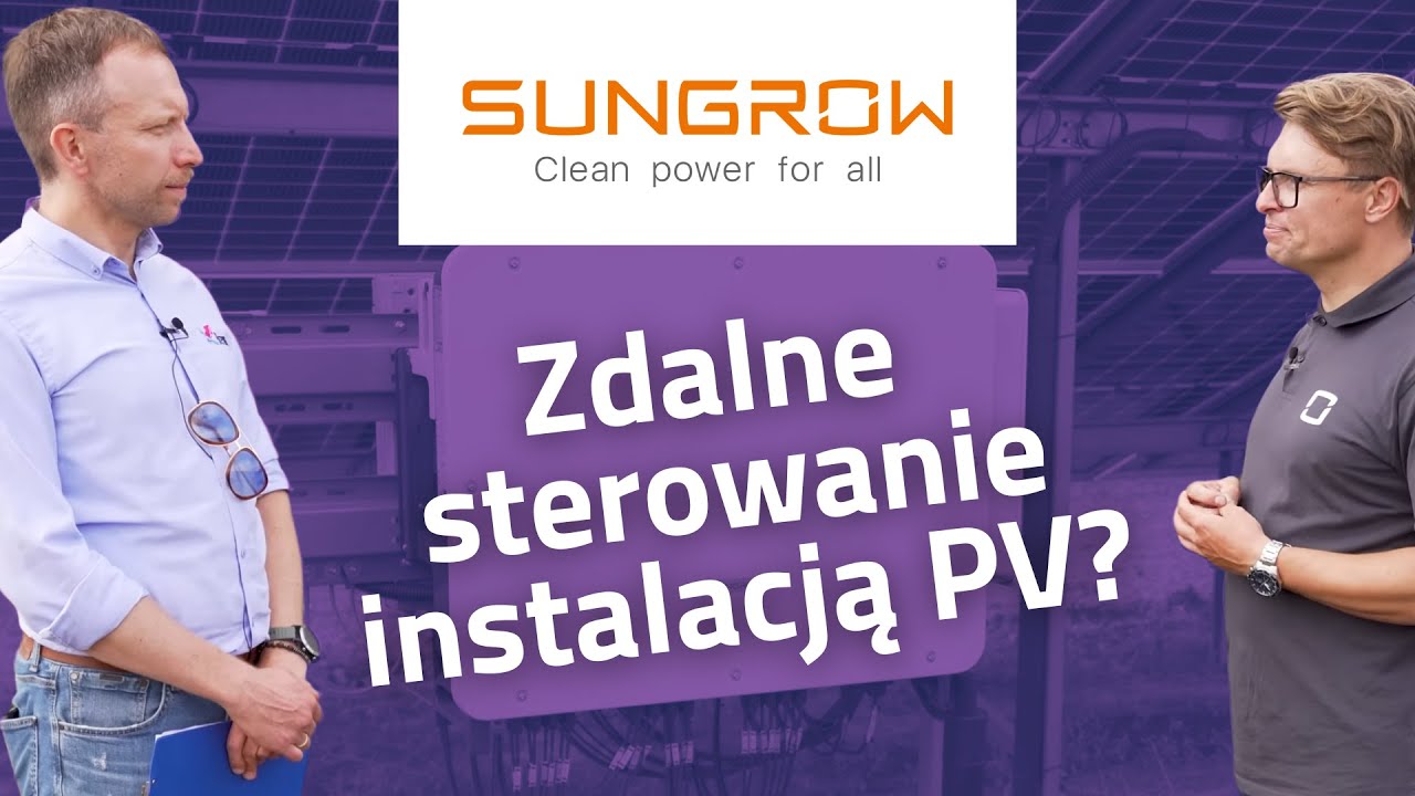 Sungrow COM100D + iSolarCloud — zdalne sterowanie instalacją PV jak w SCADA ⚡🛰️
