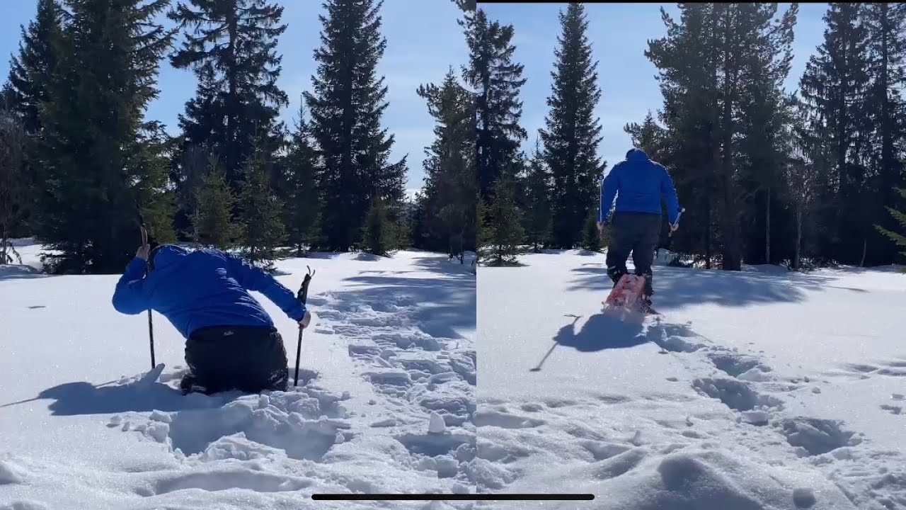 Hvor effektivt er egentlig truger? How effective are snowshoes?