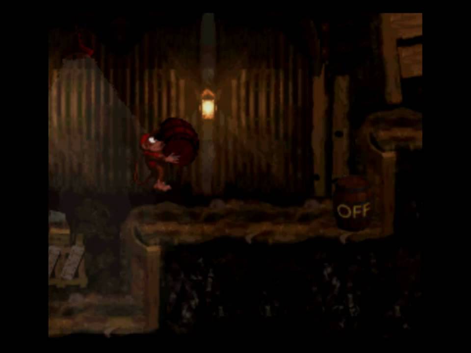 Donkey Kong Country - Level 32 - Loopy Lights