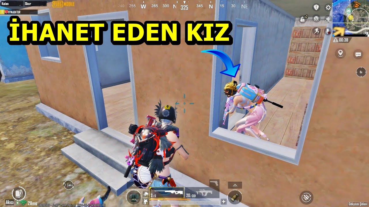 KIZ İHANET ETTİ ! AVM OYNARKEN YAPTIĞINA BAKIN ! SOLO SQUAD PUBG MOBİLE