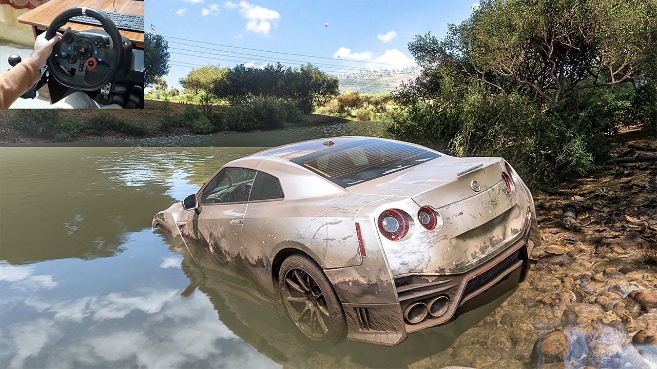 Rebuilding Nissan GT-R Nismo (1047HP) - Forza Horizon 5 | Steering Wheel Gameplay