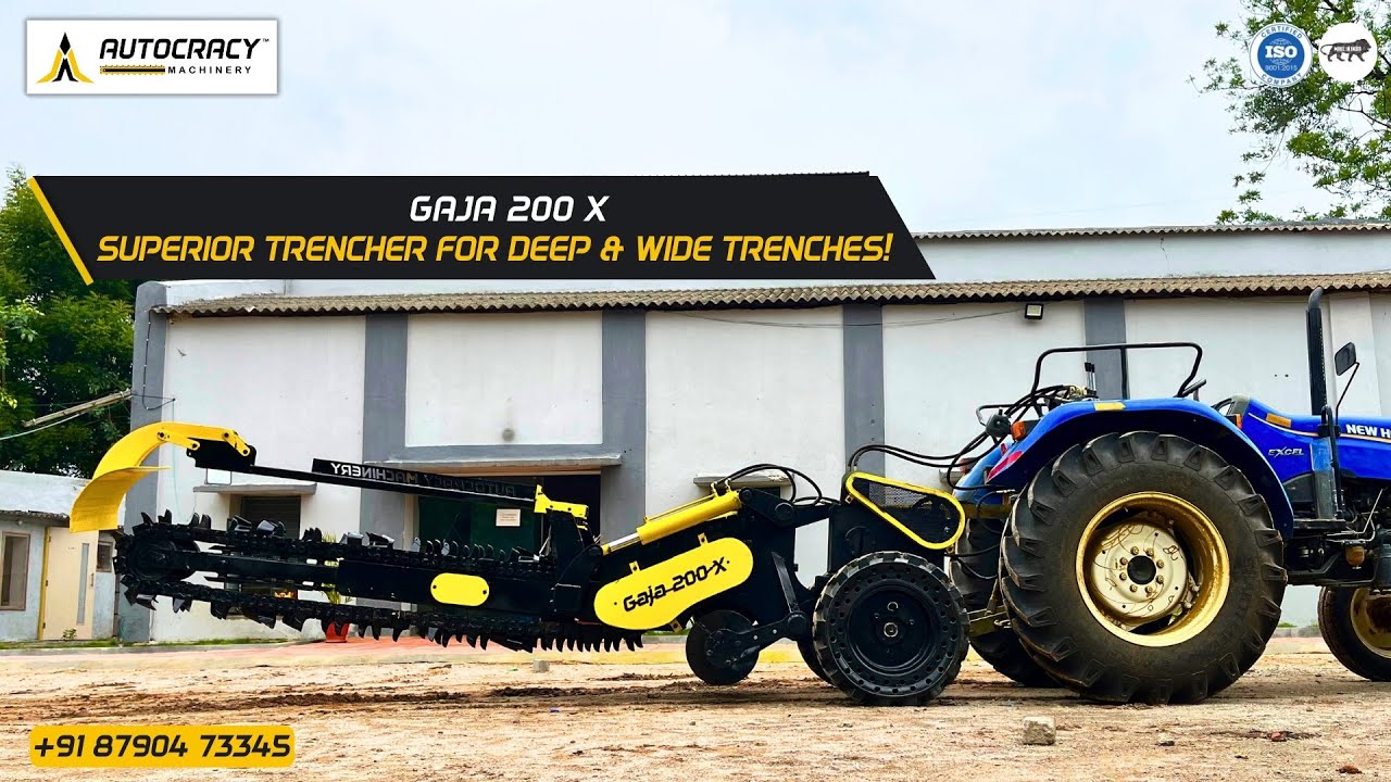 GAJA 200 X Trencher: Dig Trenches Faster and Deeper