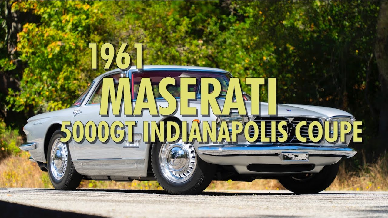 1961 Maserati 5000GT Indianapolis Coupe