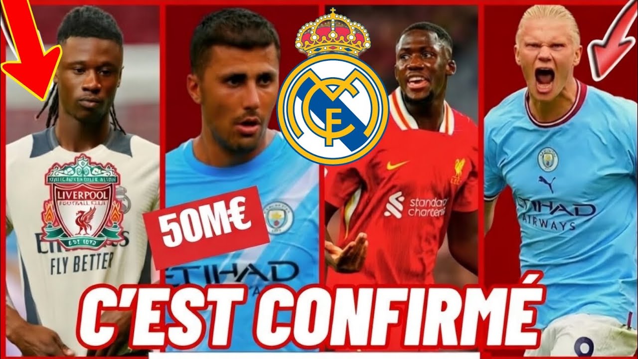 🚨 ALERTE MERCATO : Haaland au Real Madrid ? L’Europe sous le choc !/noticias Real Madrid 