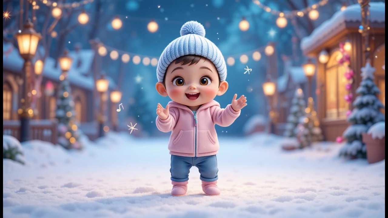 Baby’s Winter Dance | Cute Snow Dance Song for Kids ❄️👶💃
