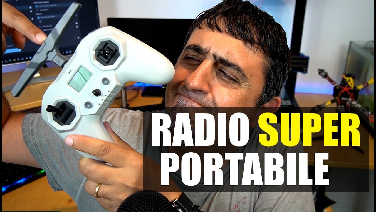 RADIO SUPER PORTABILE E MINIMALE CON ELRS 2.4 GHz o 915MHz PER DRONE FPV // IFLIGHT COMMANDO 8