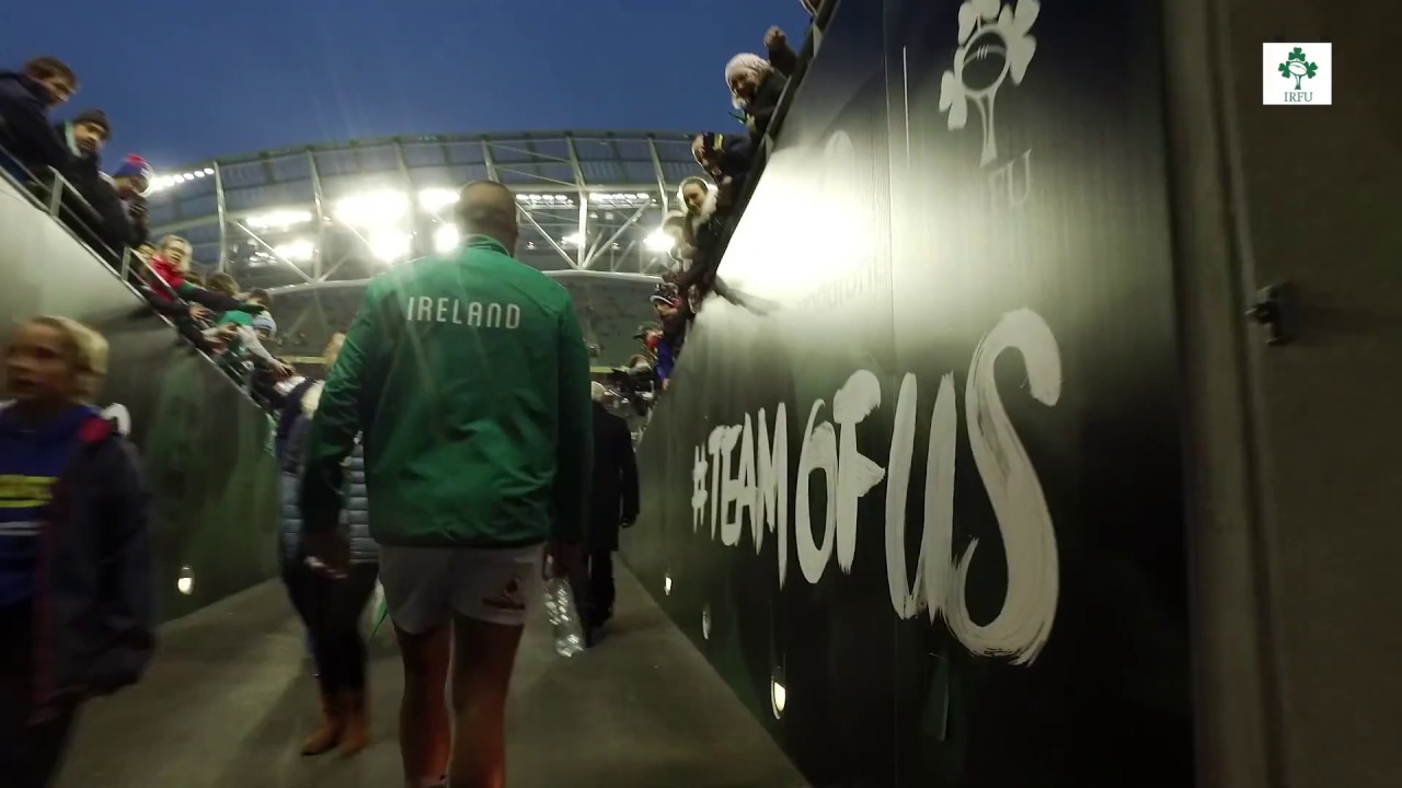 Irish Rugby TV: Ireland v New Zealand Tunnel Cam