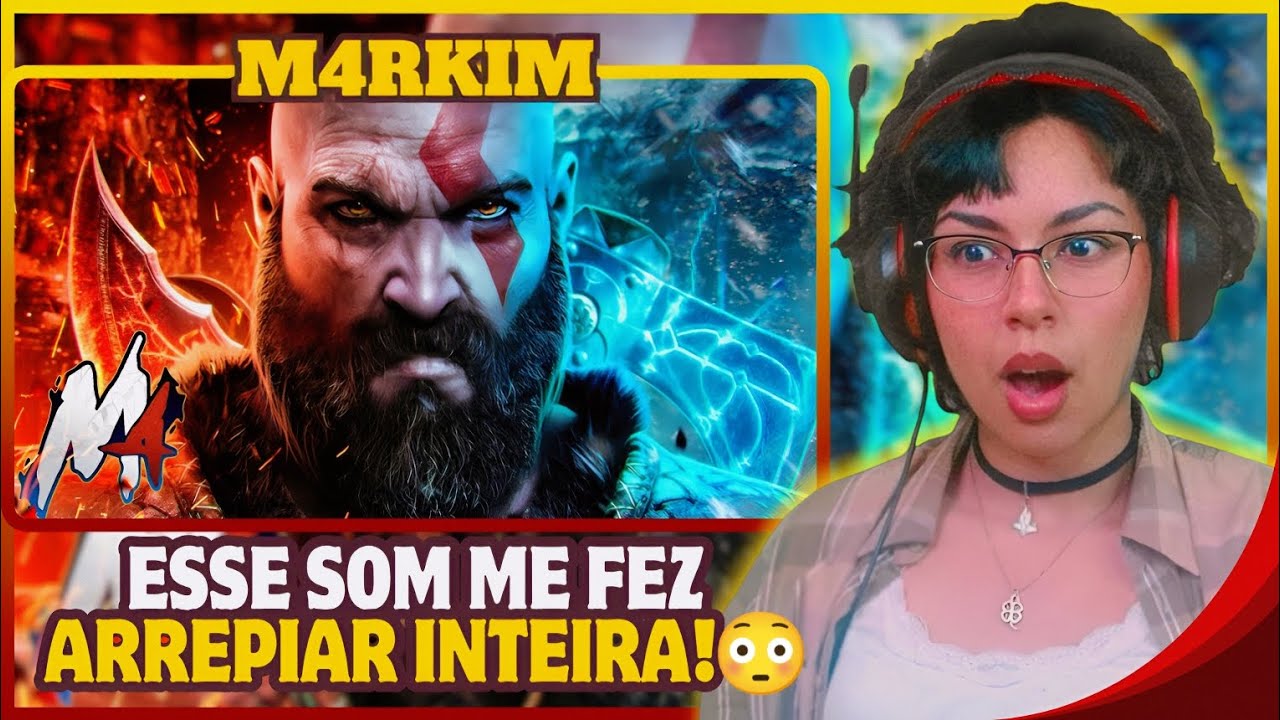 (M4RKIM INOVOU!😱) Ragnarok - Kratos (God Of War) - M4rkim | React