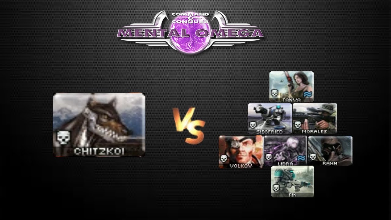 Mental Omega Chitzkoi vs all commandos #mentalomega #mentalomegachitzkoi
