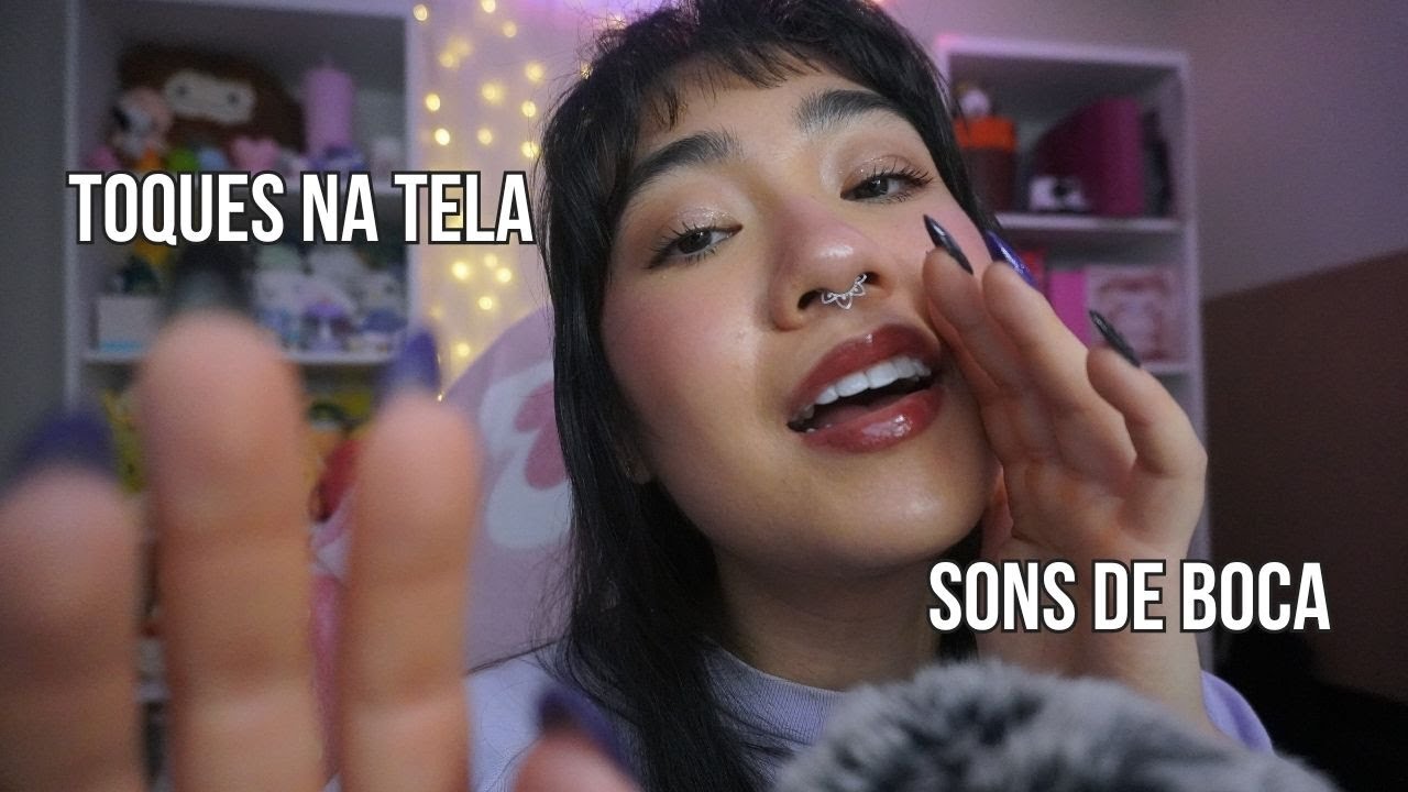 ASMR | Movimentos de Mão que vão te DERRUBAR de SONO (com muito sons de boca e toques na tela)