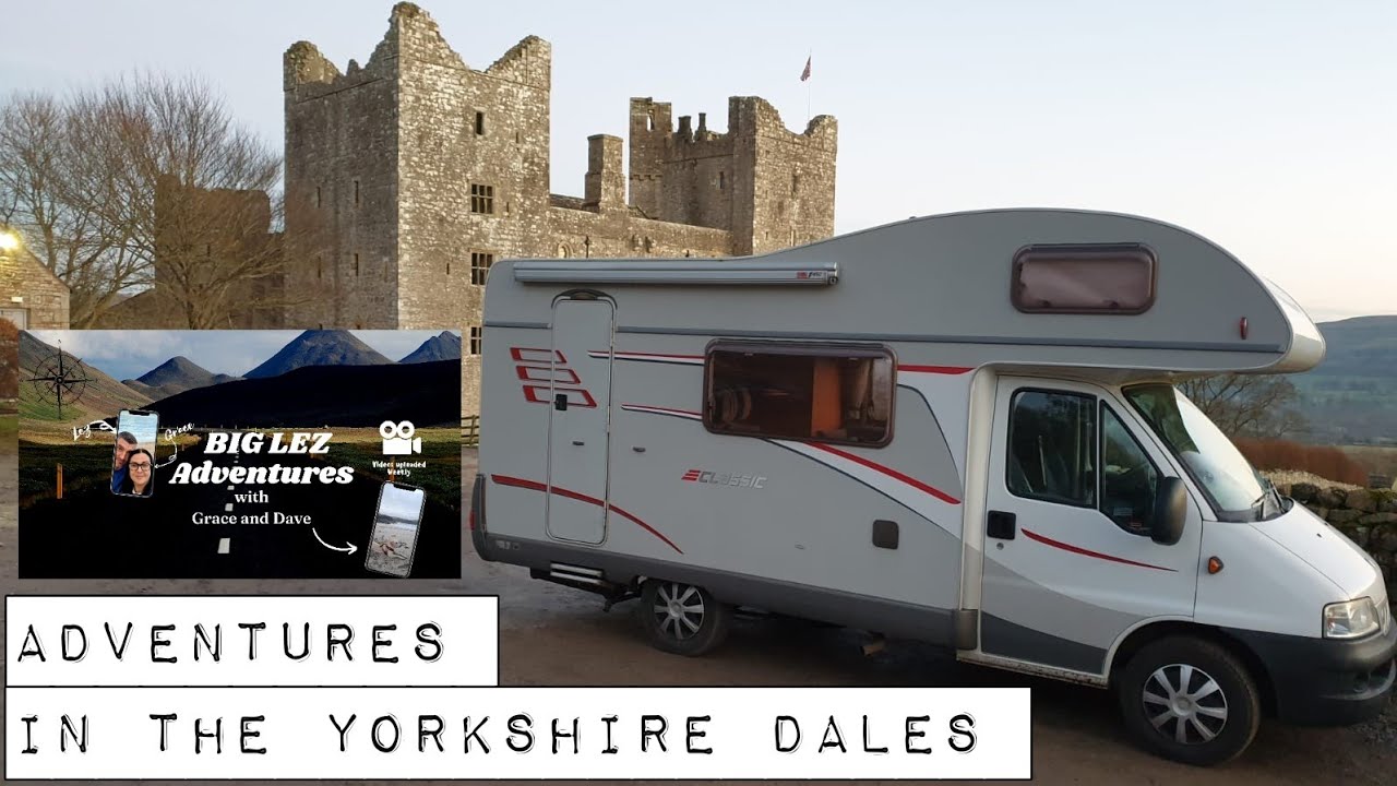 Off grid camping in the Yorkshire Dales in a Hymer C544, waterfalls, walks, mishaps, Park  4 night