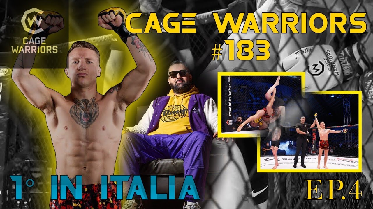 Michelangelo Lupoli Cage Warriors #183  Roma