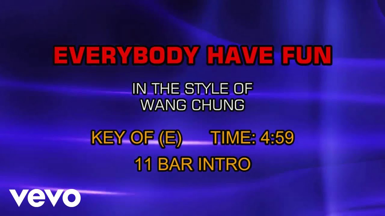 Wang Chung - Everybody Have Fun (Karaoke)