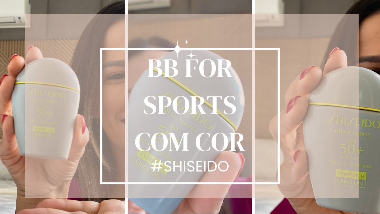 REVIEW | BB FOR SPORTS - SHISEIDO | * Vale a pena? Realmente é seco? Protetor solar com cor *