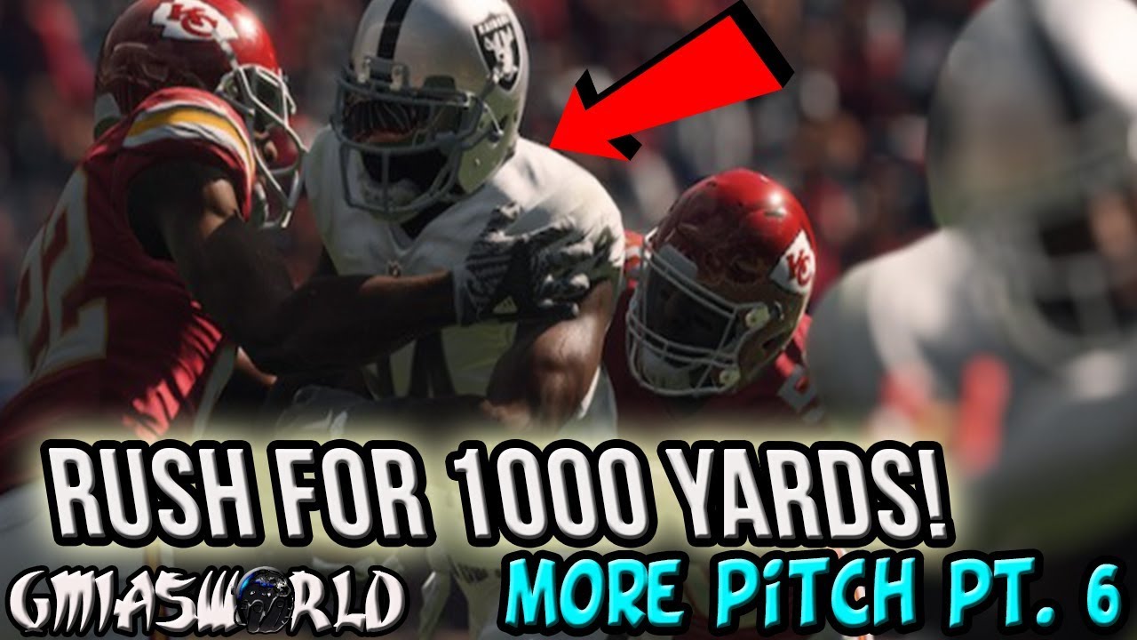 RUSH FOR 1000 Yards & WIN More Games EXPLAINED Using PITCH Plays In Madden NFL 18 | MORE PITCH Pt. 6