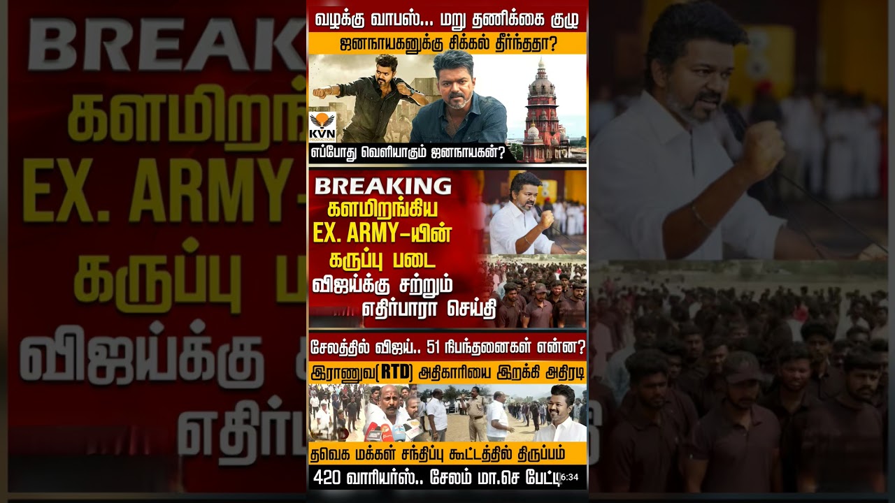 #tvk #dmlk #admk#congress #bjp #breakingnews #news#jananayagan