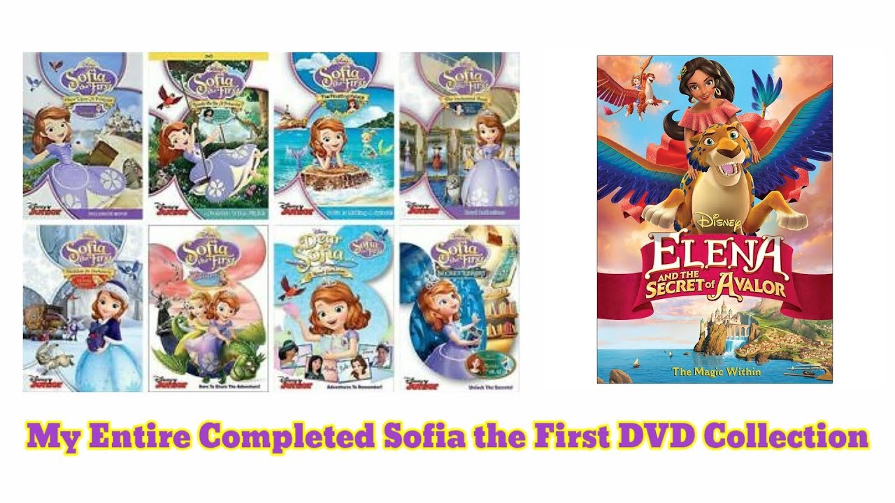 My Entire Completed Sofia the First DVD Collection