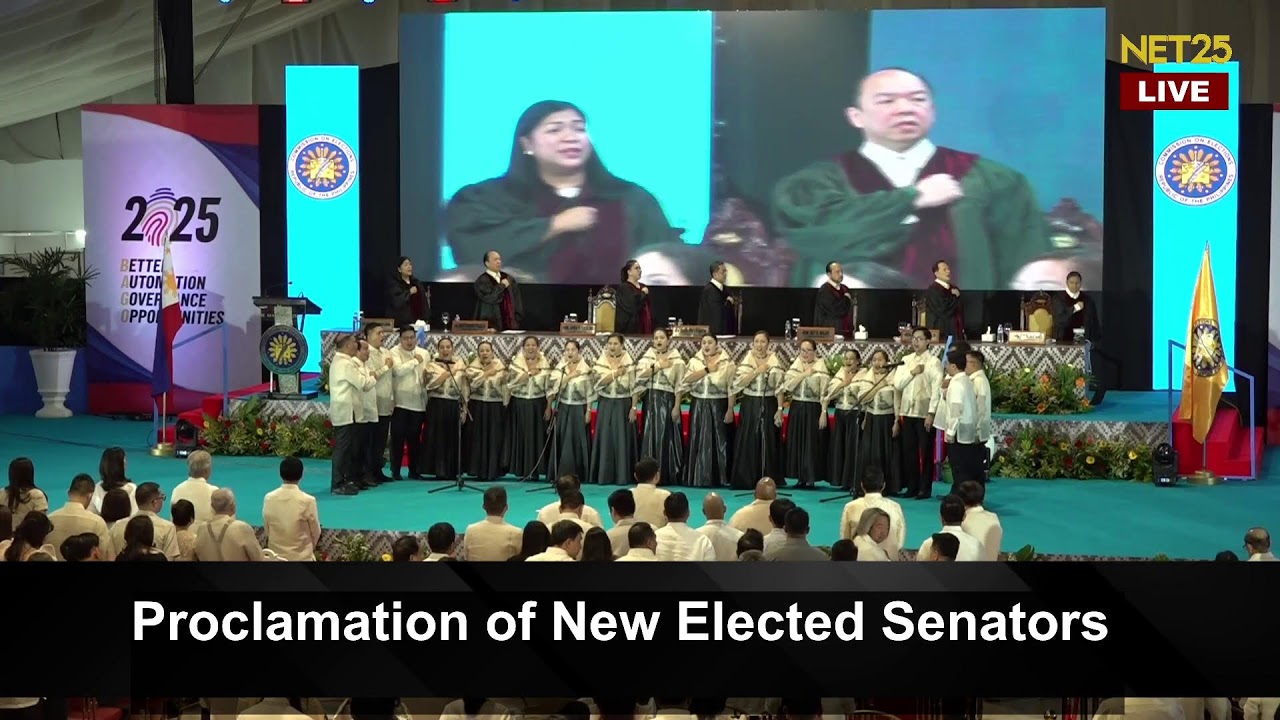 Proclamation of New Elected Senators | May 17, 2025