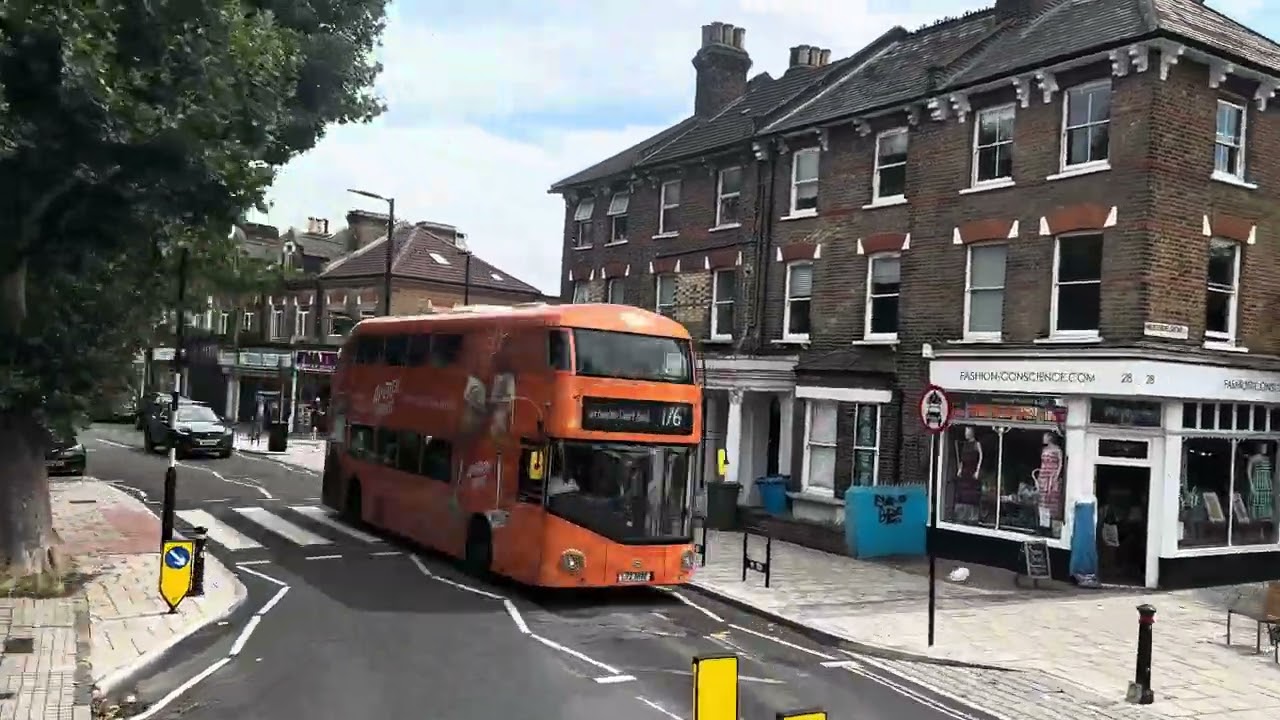 full route visual 185 victoria ~ lewisham station