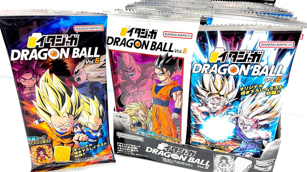 イタジャガ ドラゴンボール Vol.6『1BOX 開封』カード ITAJYAGA Dragonball Card 食玩 Japanese candy toys
