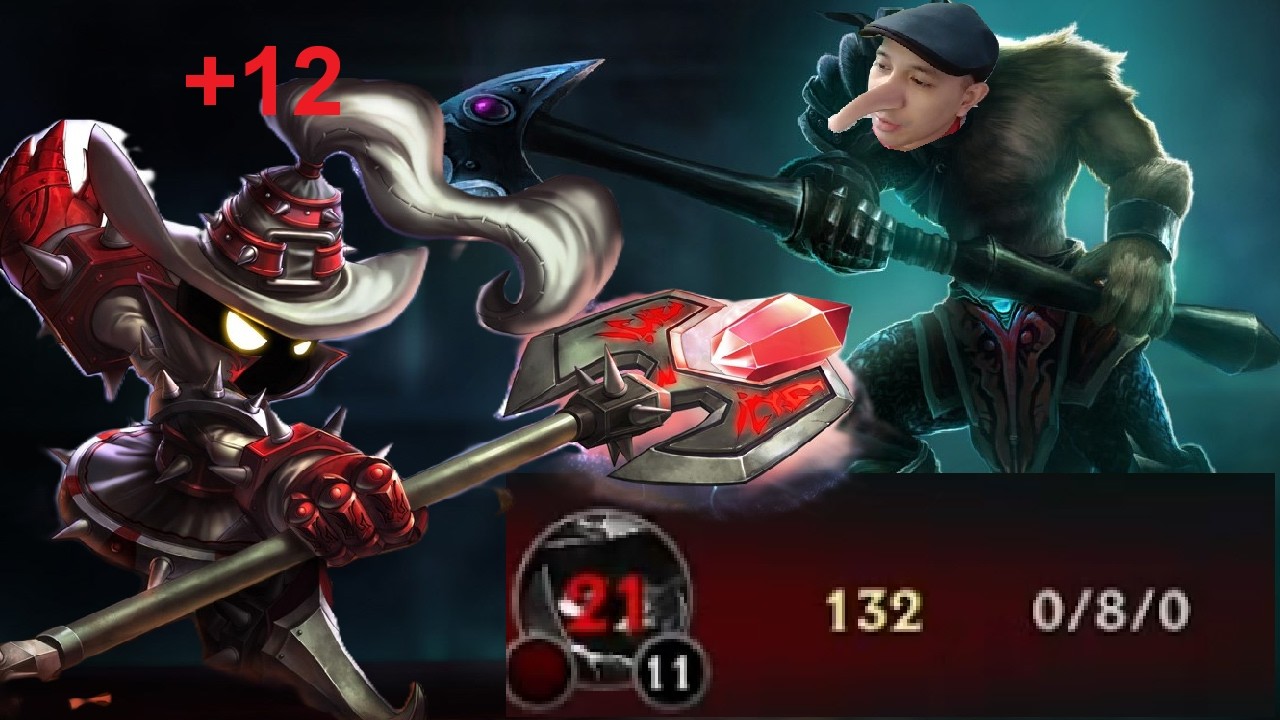 Veigar Top Thinking He Can Out Stack Nasus