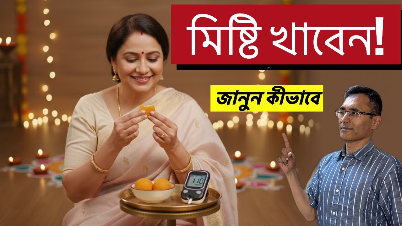 ডায়াবেটিস থাকলেও মিষ্টি খাওয়ার সঠিক নিয়ম | Enjoy Sweets in Diabetes! (Doctor's Secret Tips, RARE!)