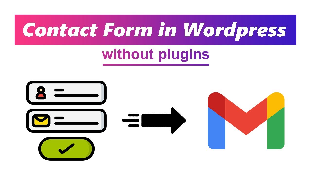 Contact form in Wordpress without plugin [08]