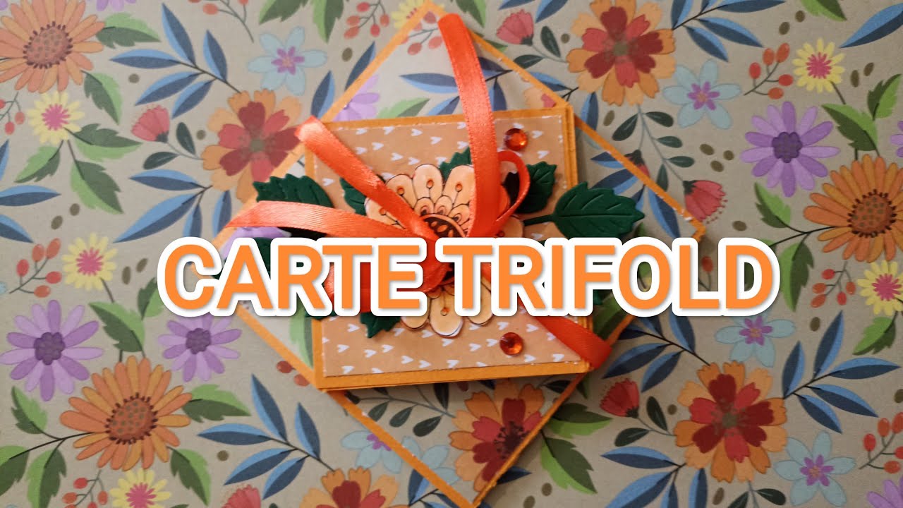 [TUTO] :CARTE TRIFOLD TRÈS FACILE ET TRÈS ORIGINALE