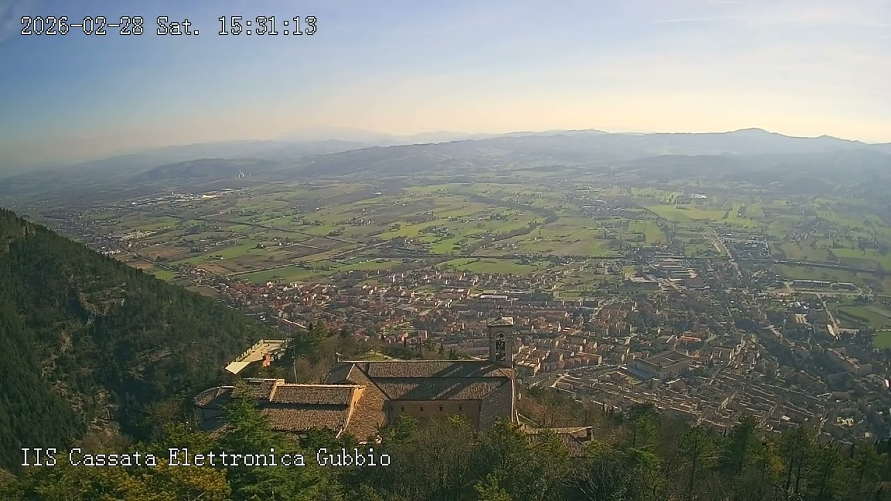 Gubbio Timelapse del 28/02/2026