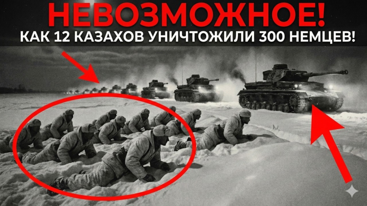 12 казахов против 300 немцев бой, который не могут объяснить до сих пор
