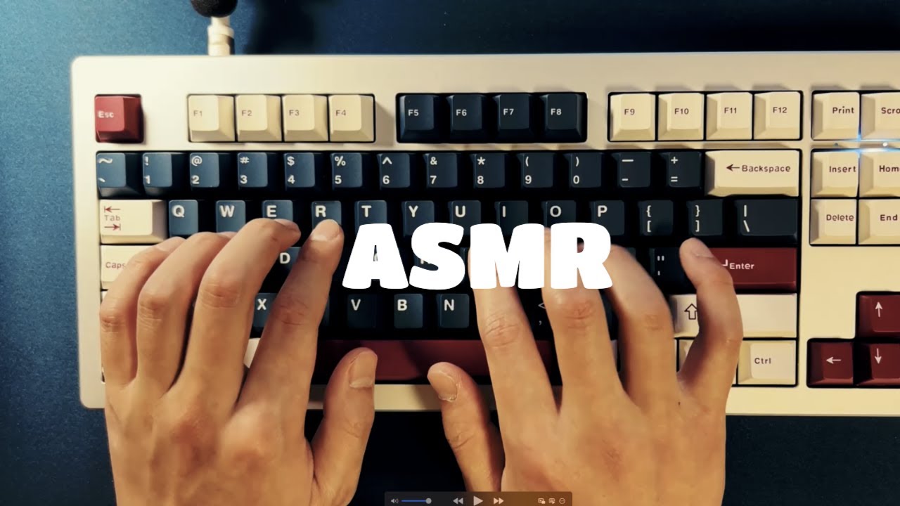 work with me! | 수면 공부 휴식에 좋은 유리구슬 굴러가는 소리의 키보드 ASMR