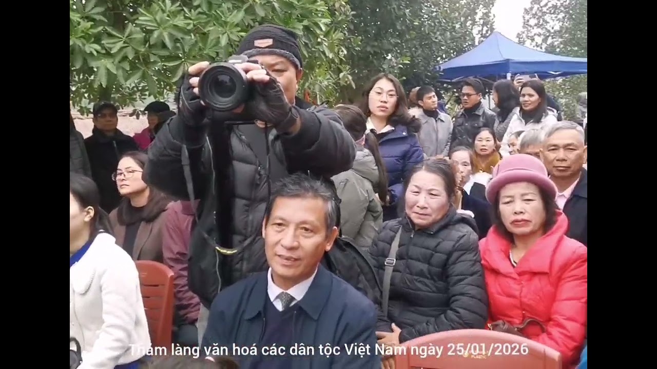Thăm làng văn hoá các dân tộc Việt Nam ngày 25 /0172026. Ca khúc : Tiếng chày trên Sóc Bom Bo. 
