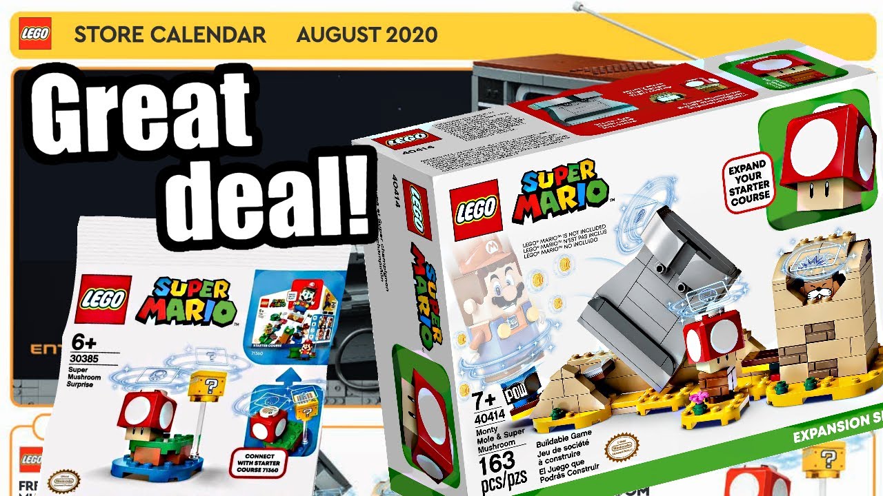 LEGO Super Mario promo sets coming to LEGO Stores in early August!
