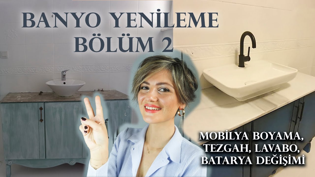 Banyo Yenileme 2 : Mobilya Boyama | Laçin Tenel