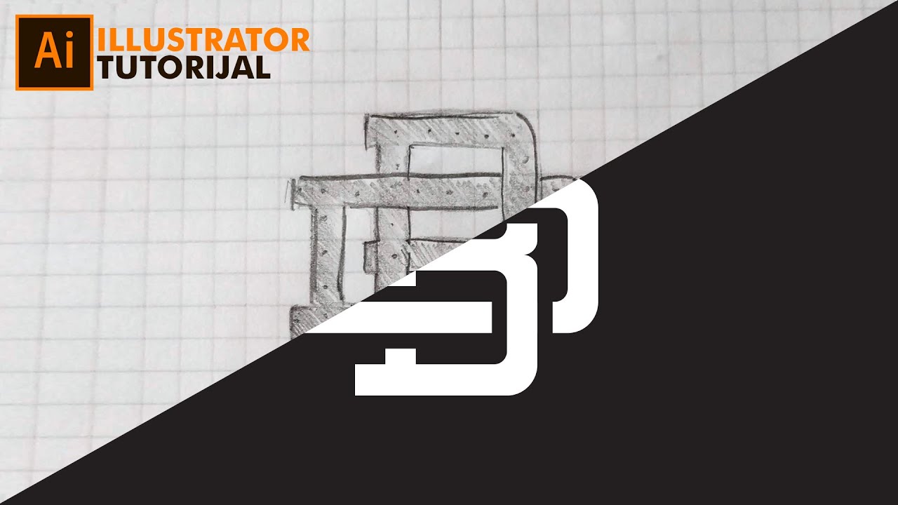 Kako napraviti logo | Illustrator tutorijal | Graficki dizajn za pocetnike