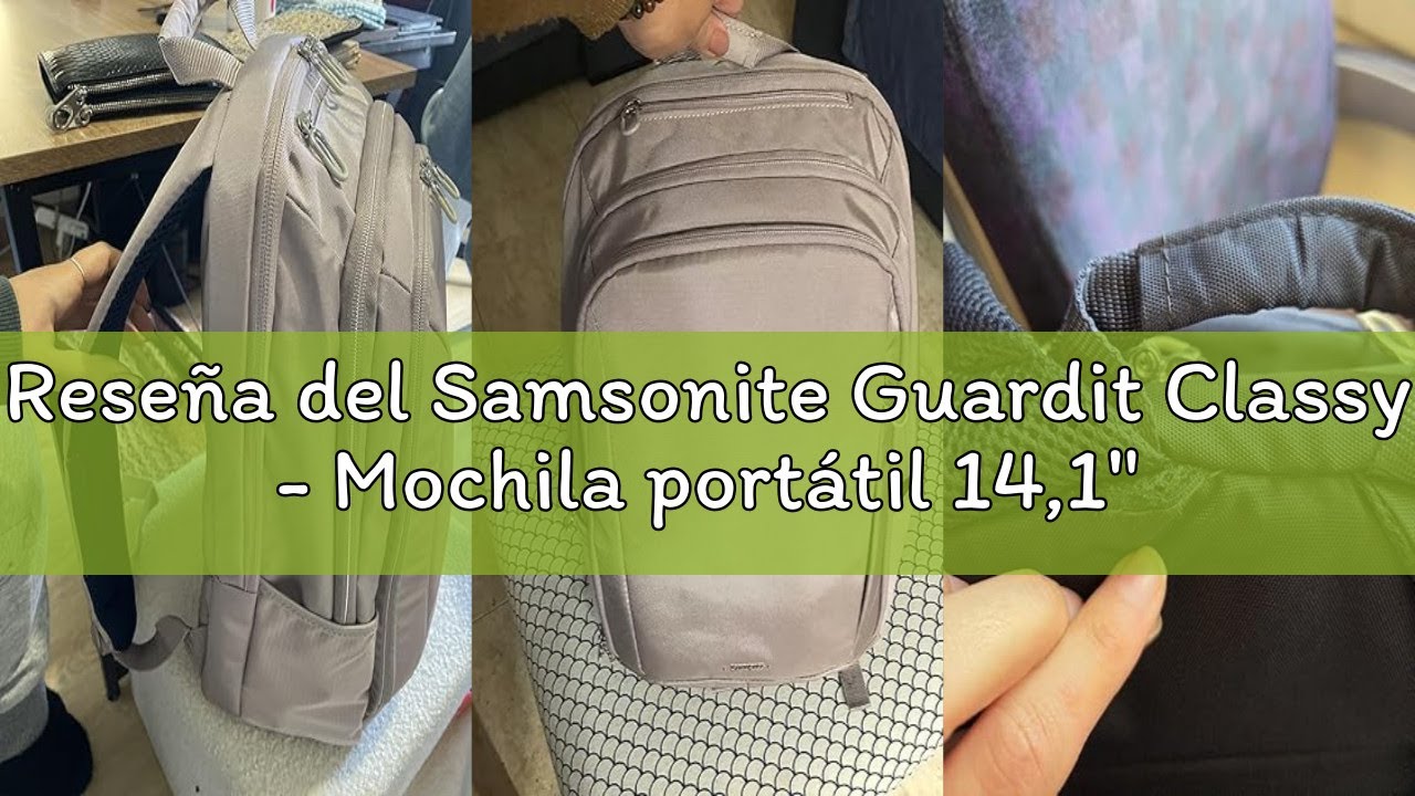Rese&ntilde;a del Samsonite Guardit Classy - Mochila port&aacute;til 14,1