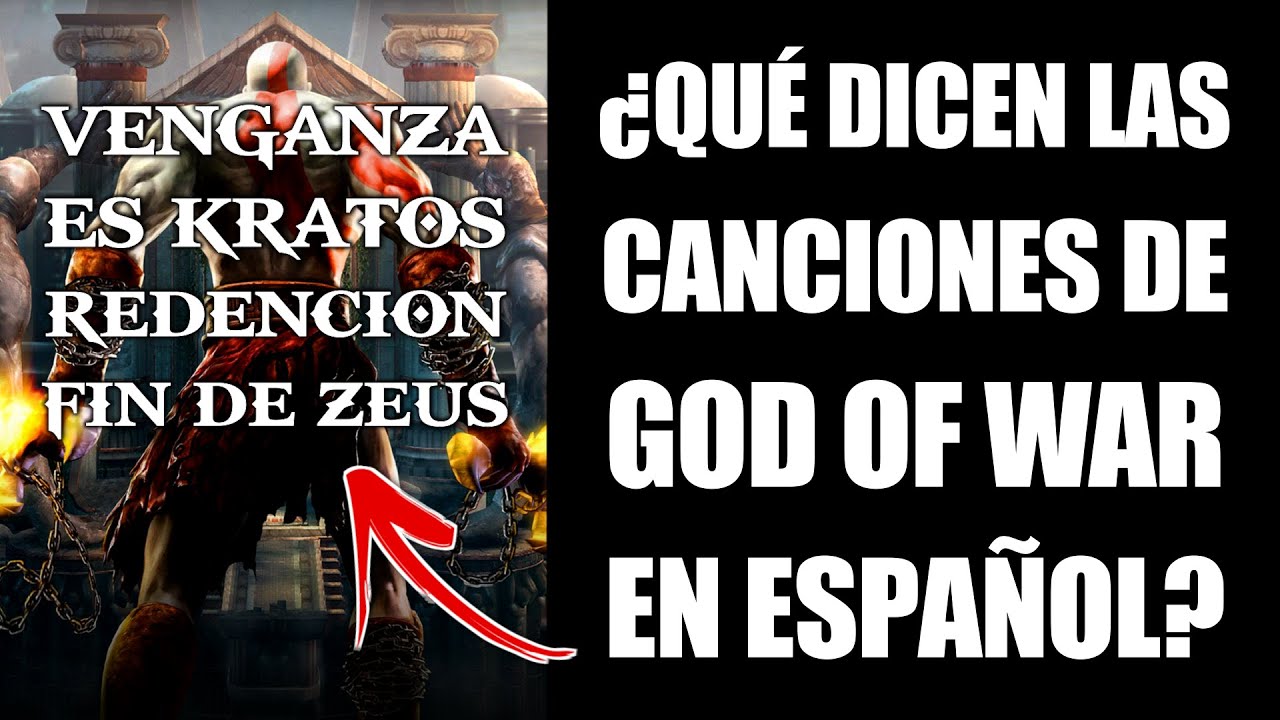 ¿QUÉ DICEN LAS CANCIONES/SOUNDTRACKS DE GOD OF WAR EN ESPAÑOL? 🤔 Mira Aquí 🔥