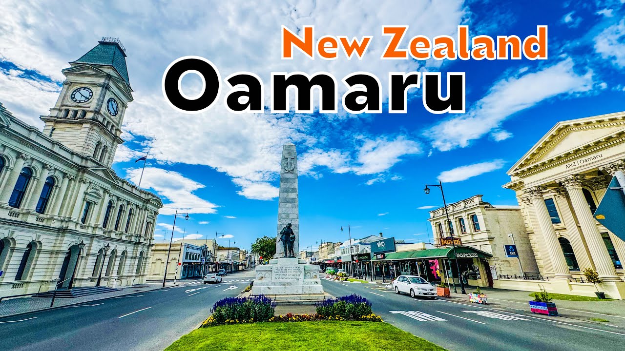 Oamaru  : Historic town in the South Island , New Zealand