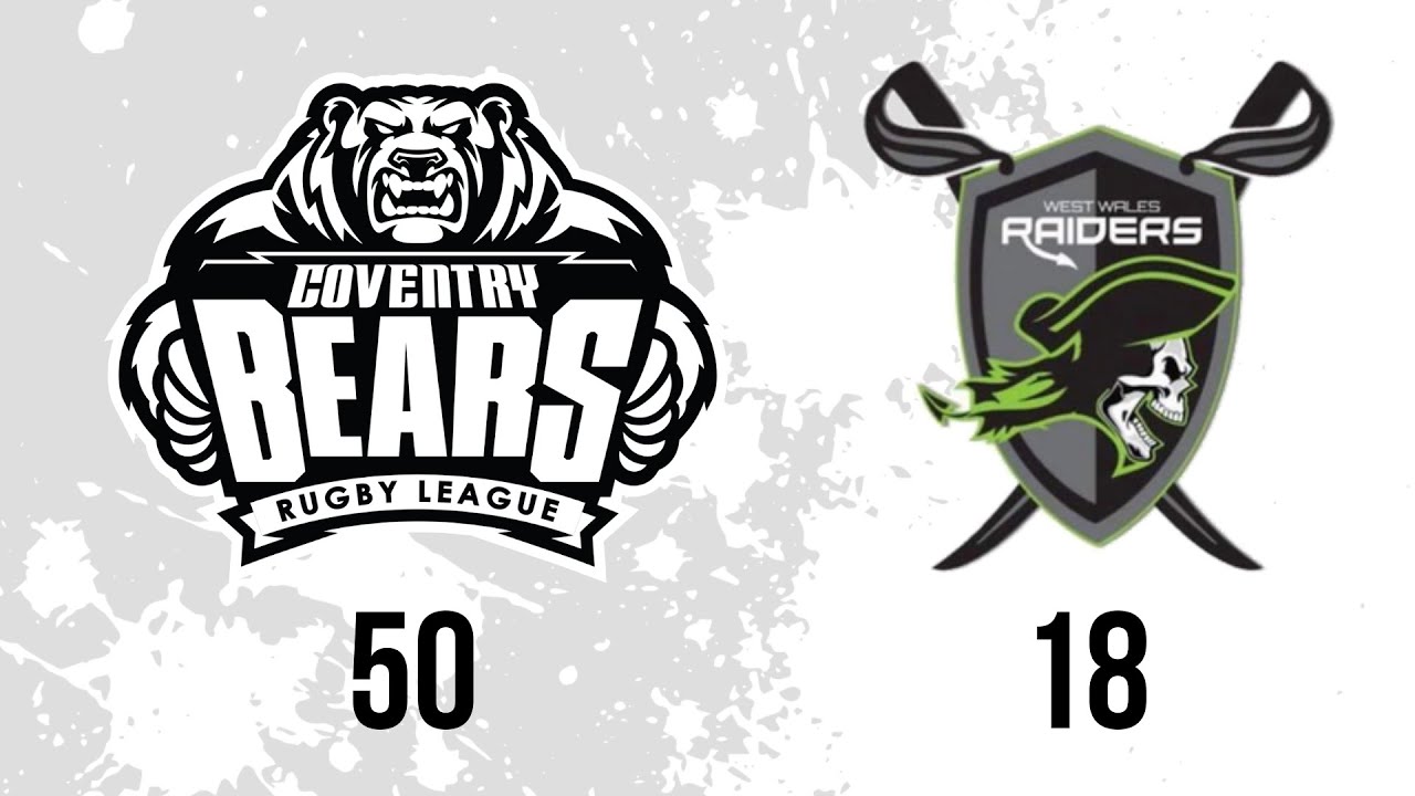 Coventry Bears 50 West Wales Raiders 18, Betfred League 1, 2021, Round 15 - match highlights