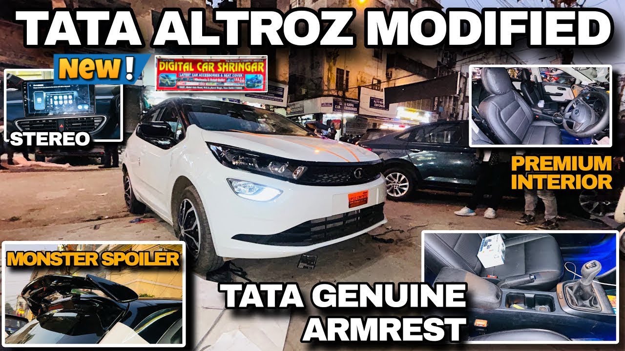 TATA ALTROZ MODIFIED🔥TATA GENUINE ARM REST ✅ PREMIUM INTERIOR UPGRADE 🔥#tataaltroz #tata #altroz
