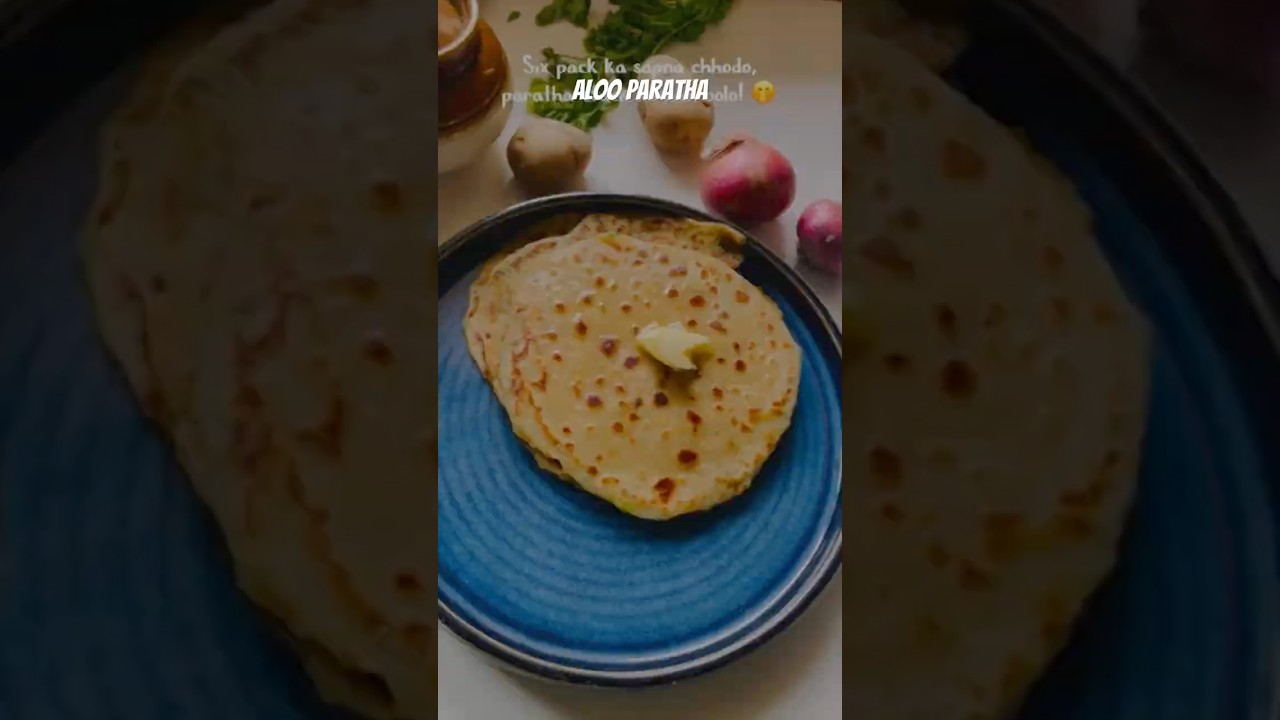 Secret Ingredient Aloo Paratha Recipe 🌿 | Soft & Crispy Stuffed Paratha | #alizasehar #Shorts
