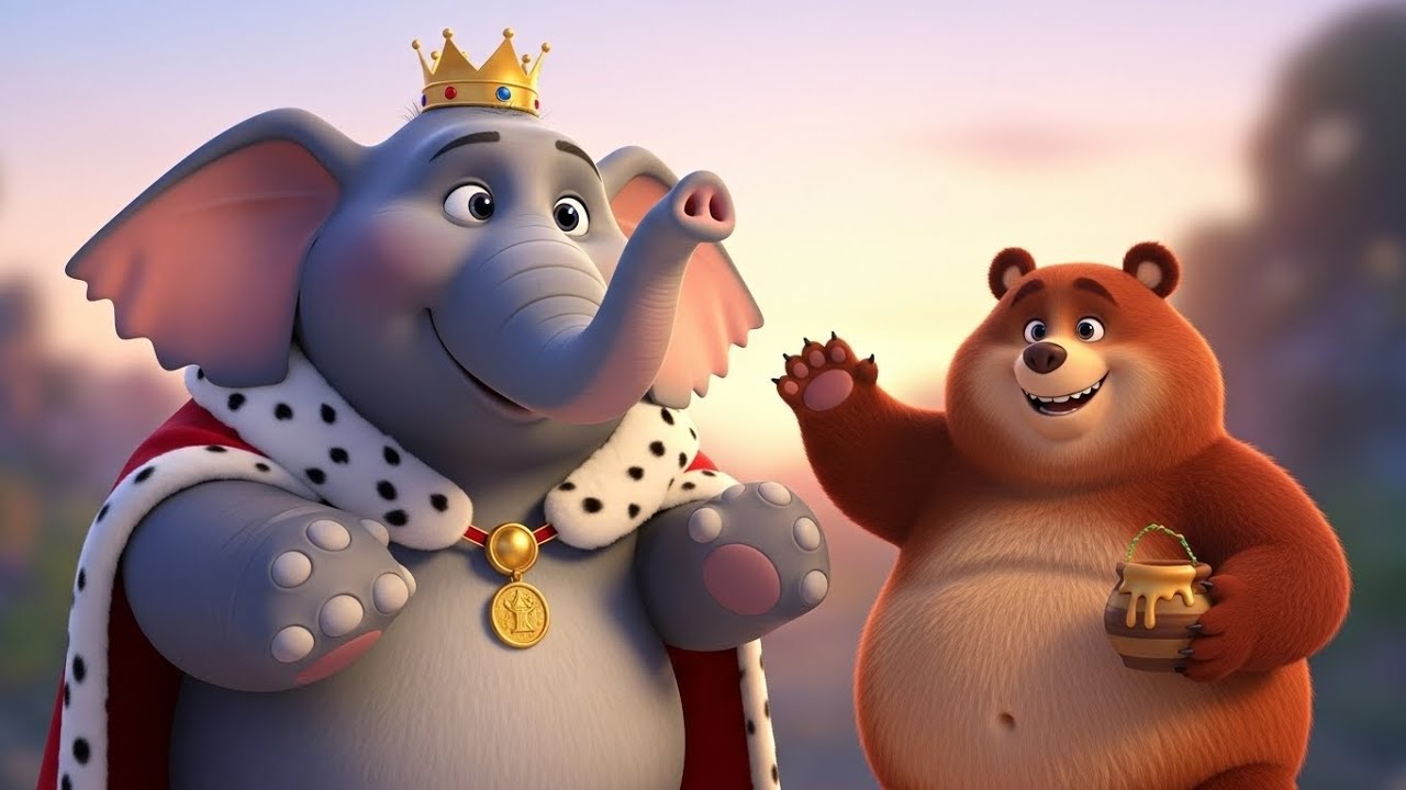 हाथी और भालू की दोस्ती 🐘🐻 | Hathi Aur Bhalu Friendship | Hindi Rhymes for Kids