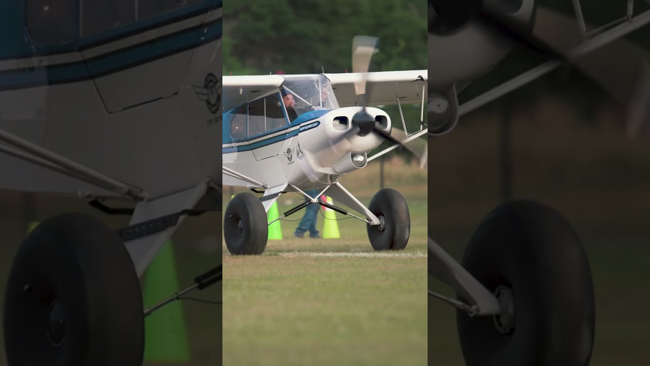STOL SuperCub giving his Acme aero struts a workout