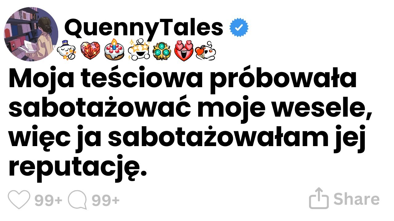 Moja teściowa próbowała sabotażować moje wesele, więc ja sabotażowałam jej reputację.