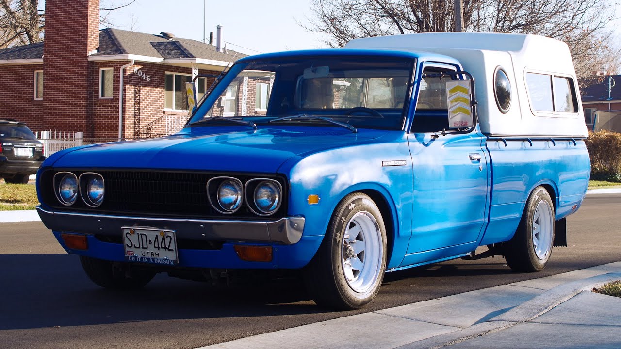 We Built a Custom Exhaust System for our  KA24DE Swapped Datsun 620!