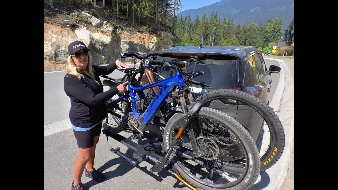 Loading 2 ebikes on Kuat Rack with the Ramp
