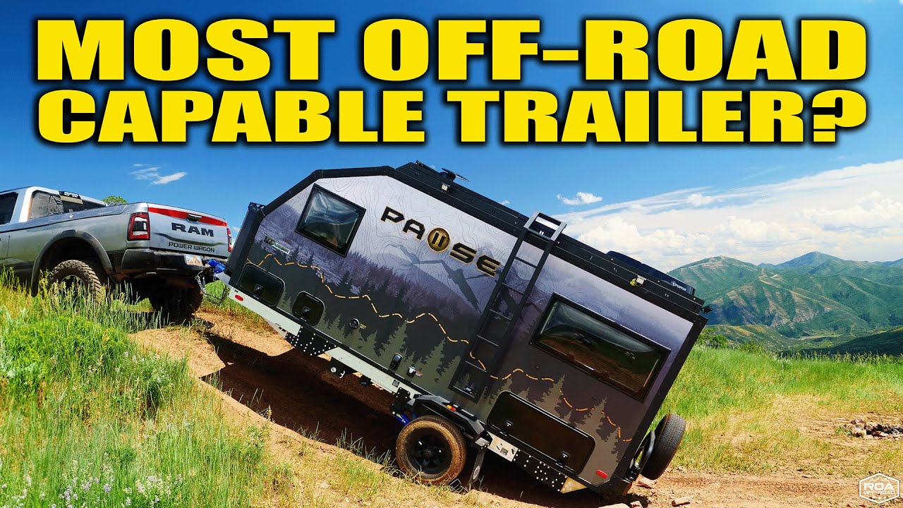 Testing The Pause 16.4 and 20.3 Trailers On GIANT Obstacles | Pause Wasatch Adventure | ROA Off-Road