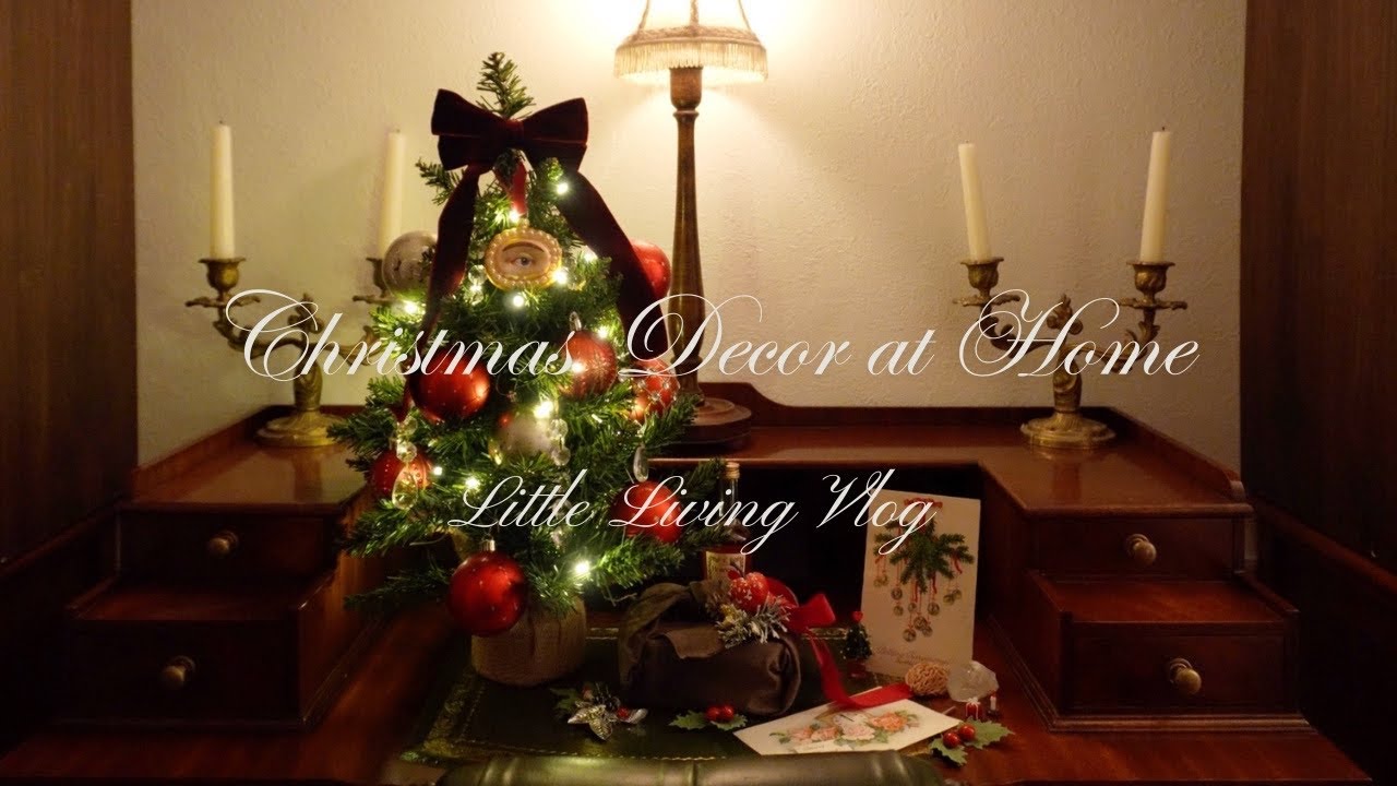 【暮らし】クリスマスの飾り付けをしました｜森を夢みるアンティークの部屋で冬支度｜Antique Lover’s Christmas Decor 