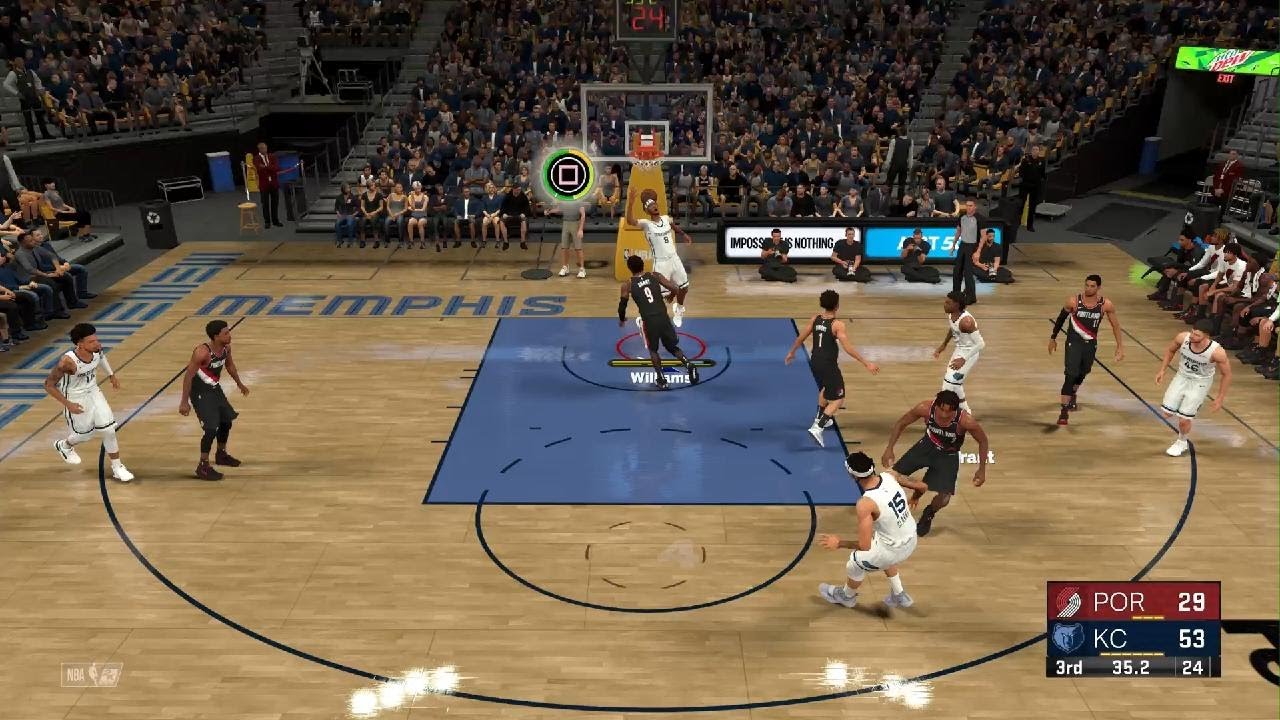 NBA 2K Ally oop