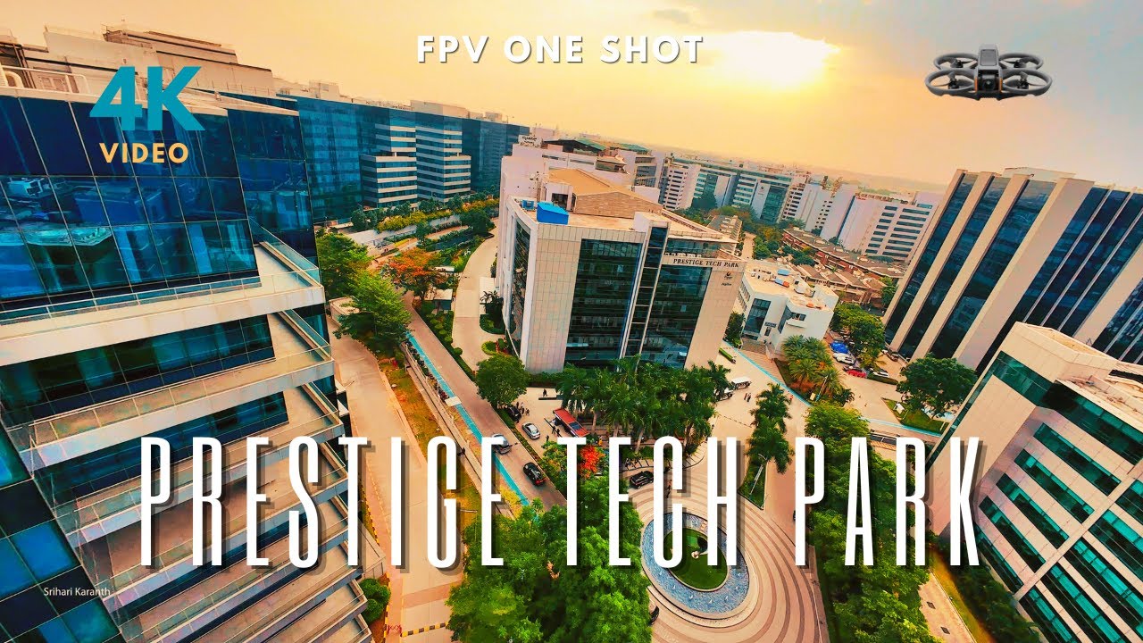 FPV One Shot of Prestige Tech Park | Stunning Aerial Views of Bangalore’s Iconic IT Hub